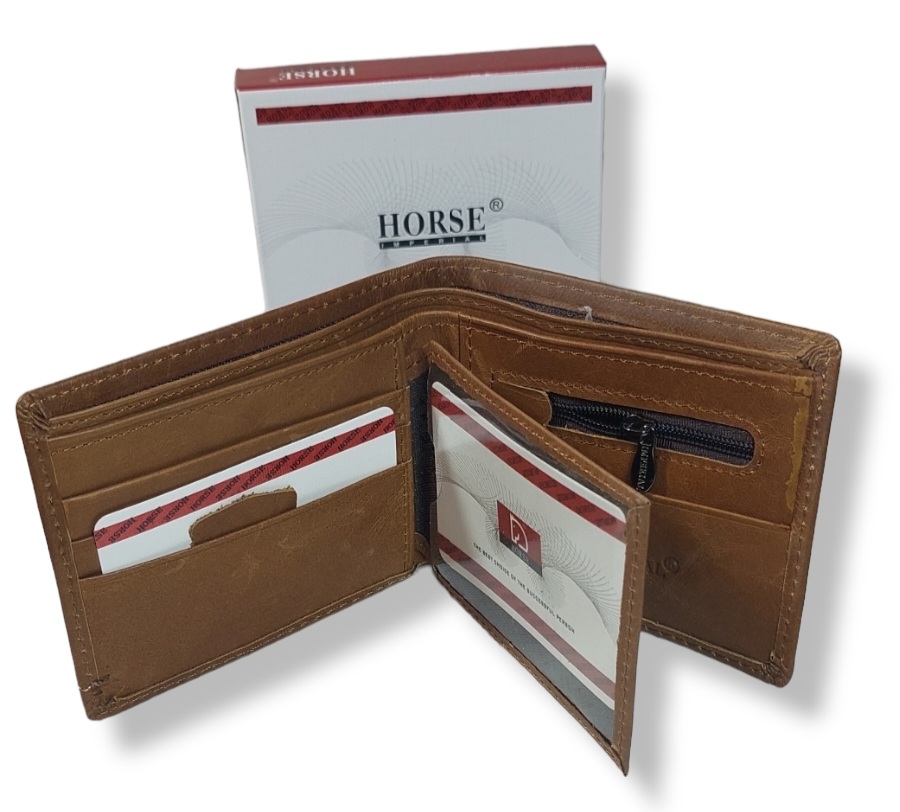 Cartera para caballero en piel Marca Horse Imperial