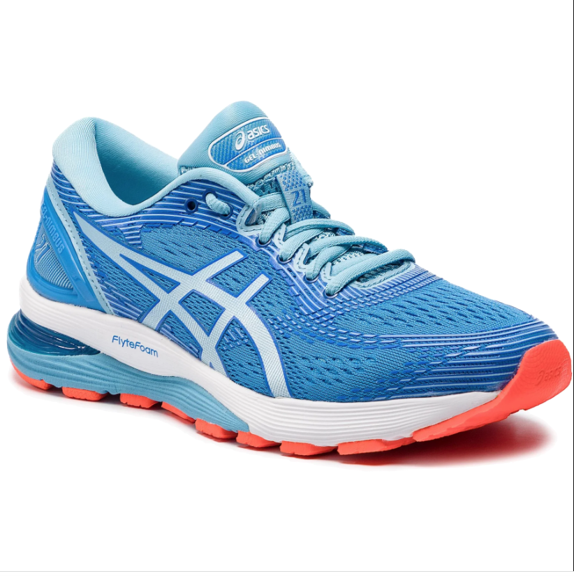 Tenis Mujer Correr Asics Gel Nimbus 21 Azul1012A189