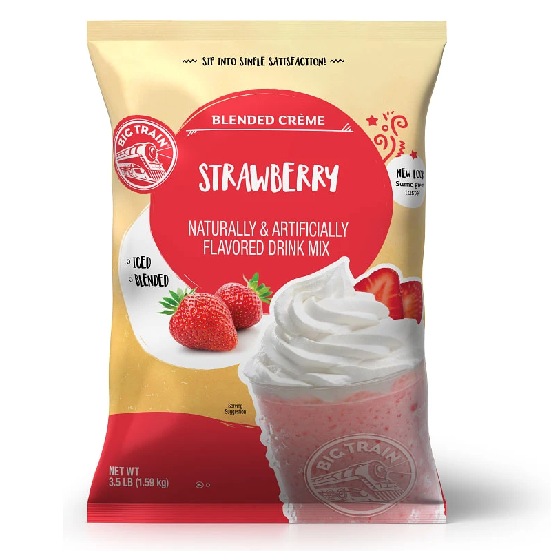 Strawberry Big Train Polvo 3.5 Libras 