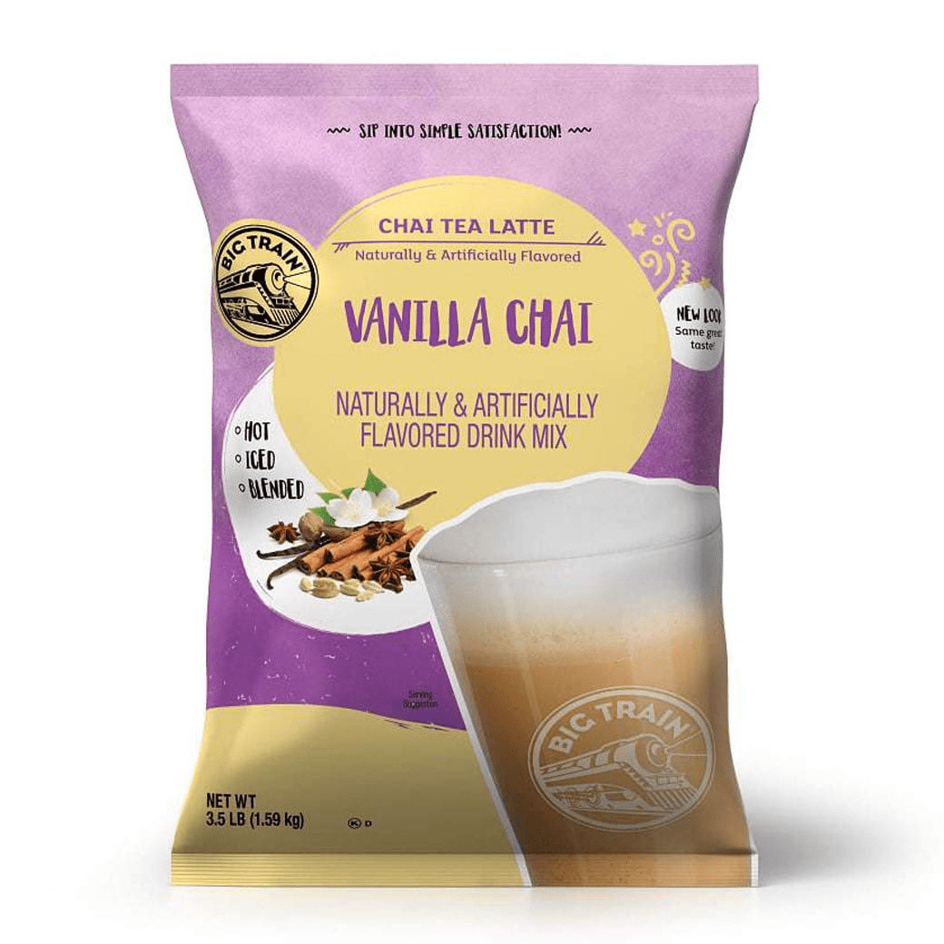 Vanilla Chai Tea Latte Big Train Polvo 3.5 Libras 
