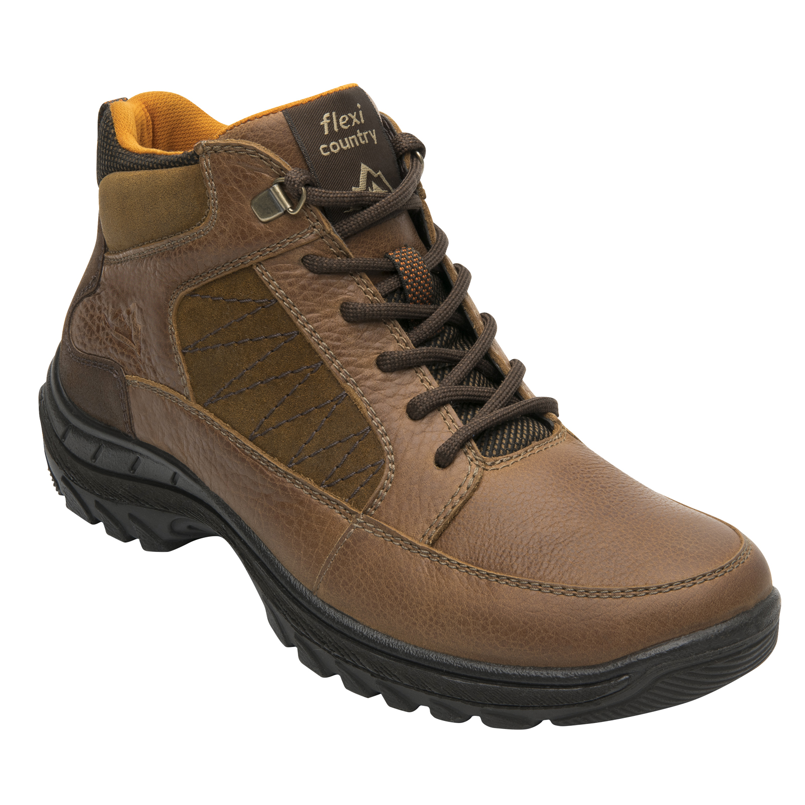 Bota  Flexi Country Hombre Outdoor Estilo 66518 Tan Original