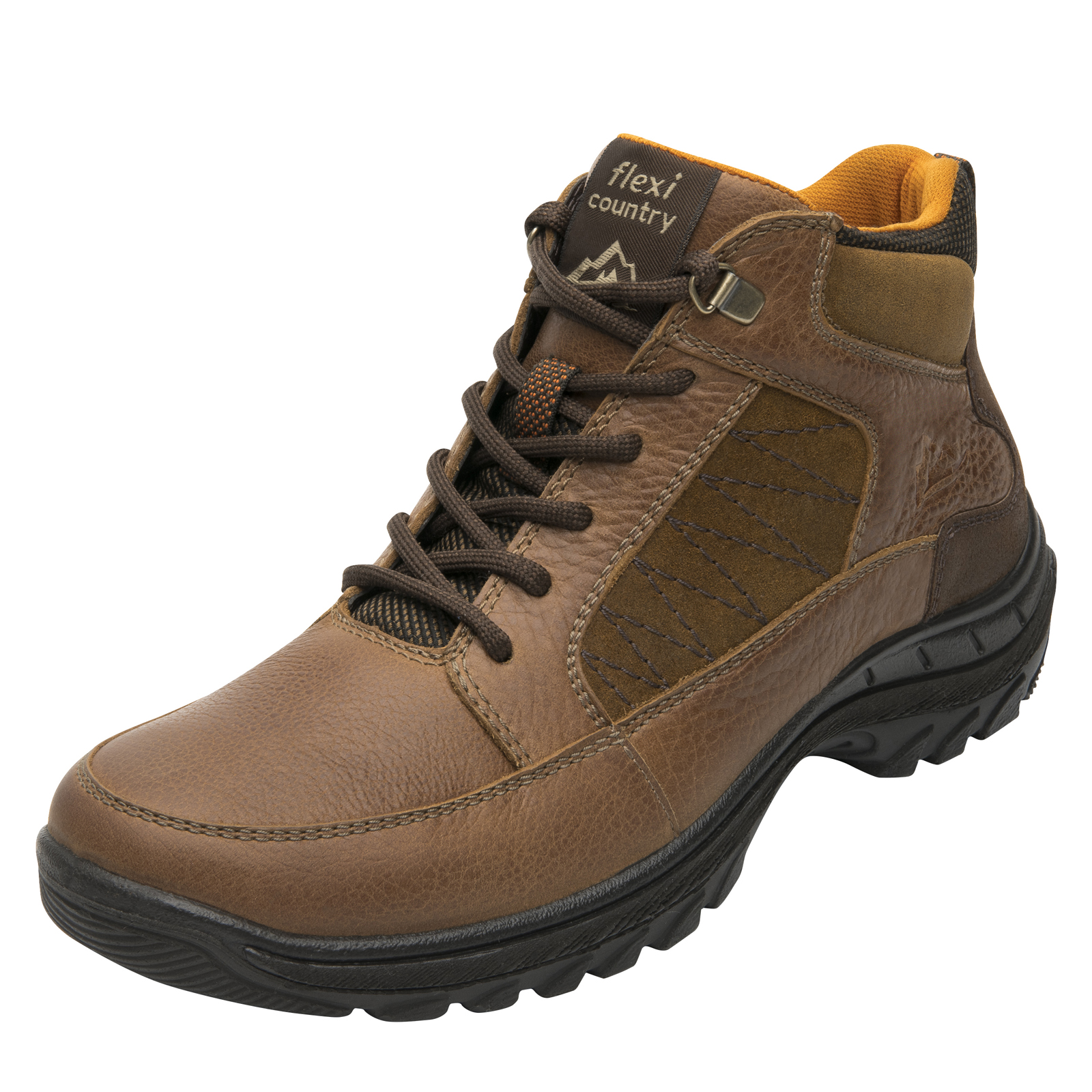 Bota  Flexi Country Hombre Outdoor Estilo 66518 Tan Original