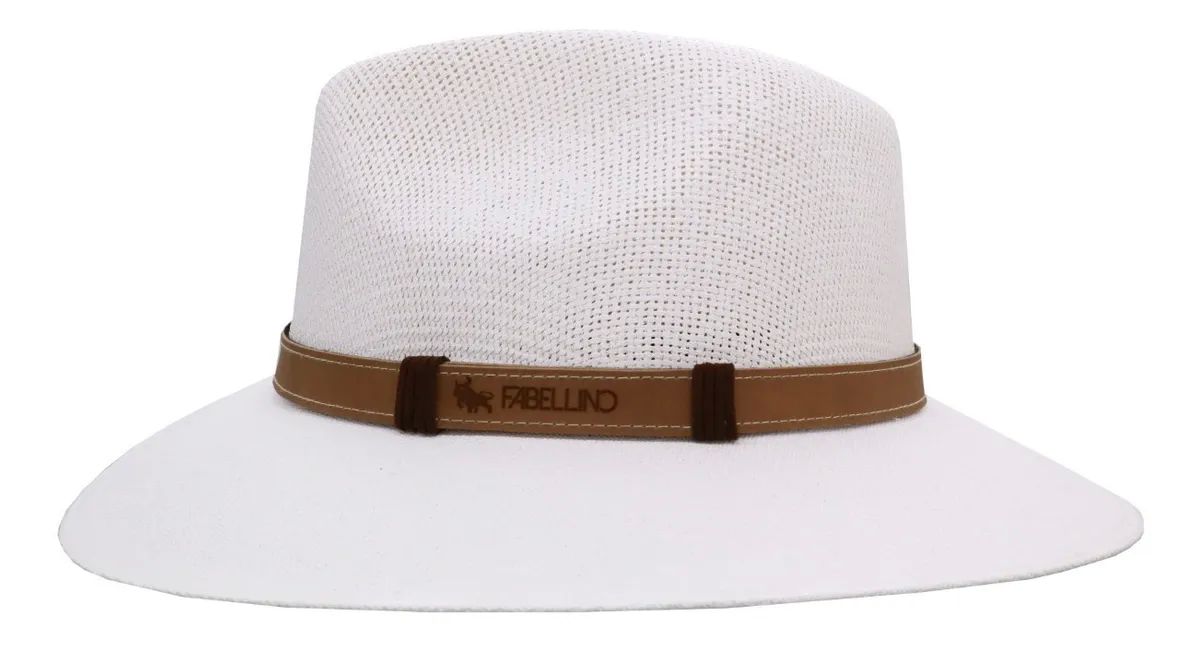 Sombrero Unisex Indiana Fresco Y Ligero Playa 100% Hecho En México Blanco 216