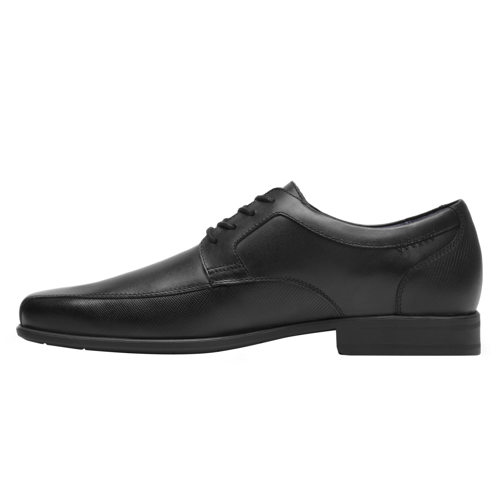 Zapatos Flexi Hombre Casual Estilo Derby 90716 Negro Mezcla De Texturas