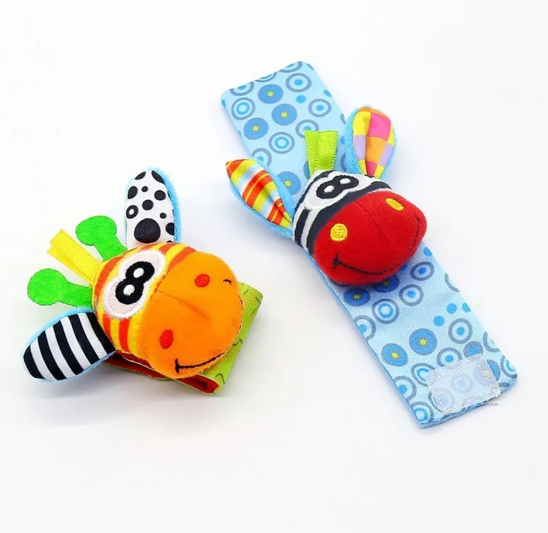 Sonajas Para Bebe Calcetines Juguete Estimulación Temprana 4