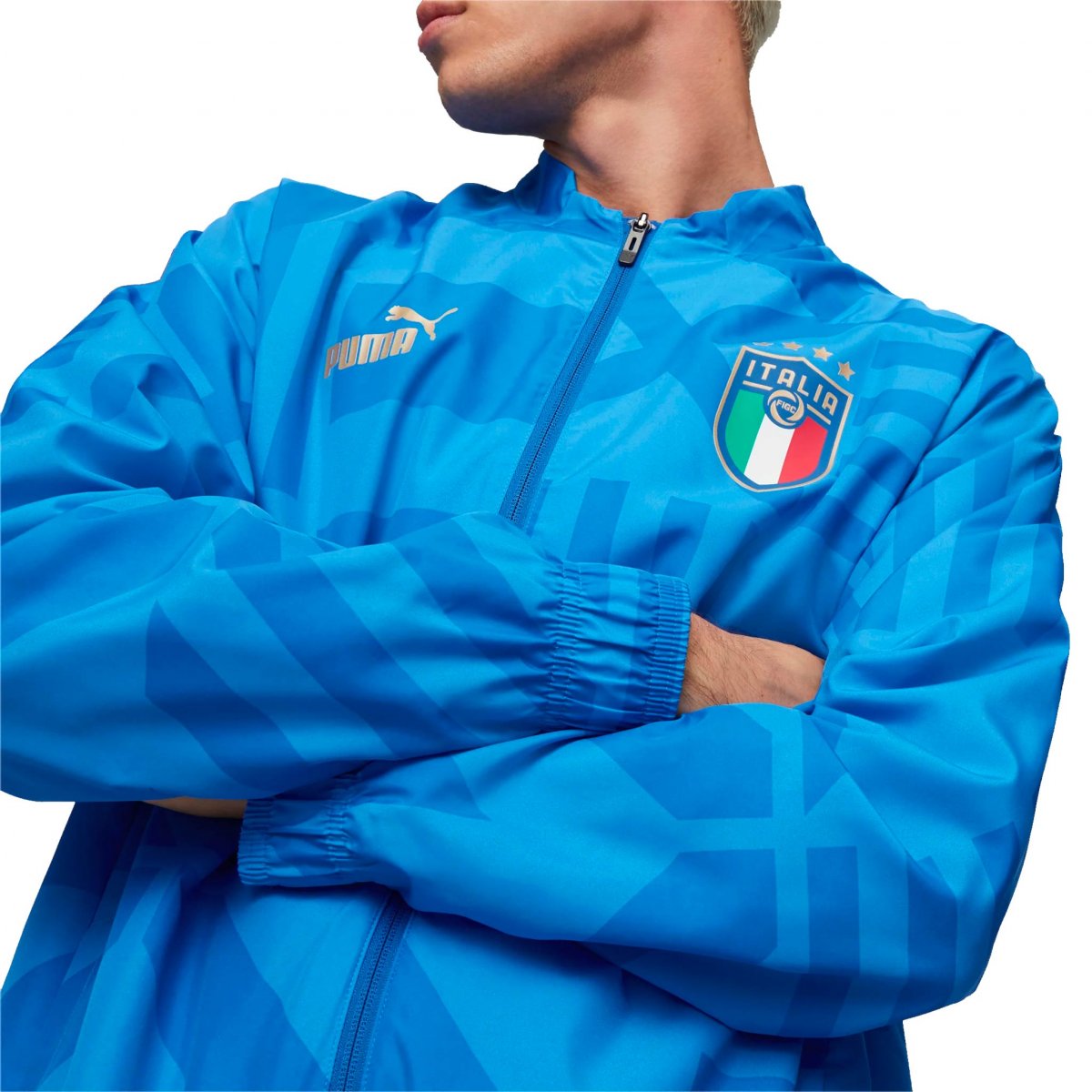Chamarra Puma de la Selección de Italia Prematch Jacket
