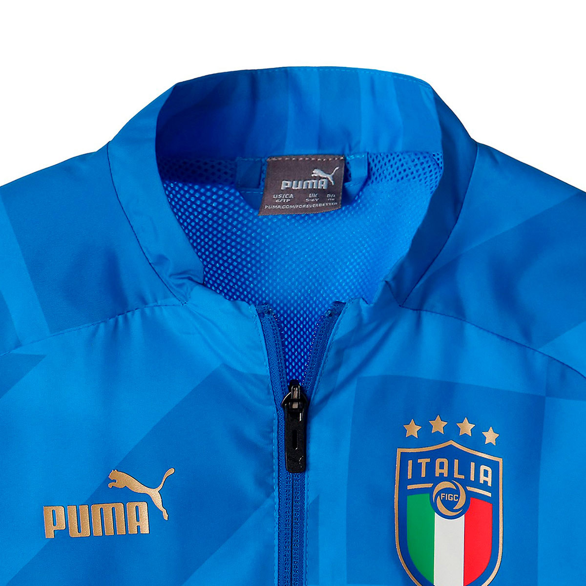 Chamarra Puma de la Selección de Italia Prematch Jacket