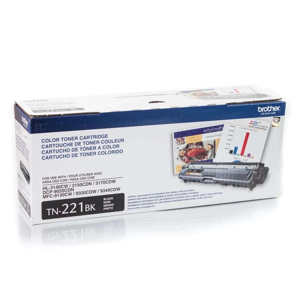 Toner Brother Tn221bk Negro 2,500 Paginas