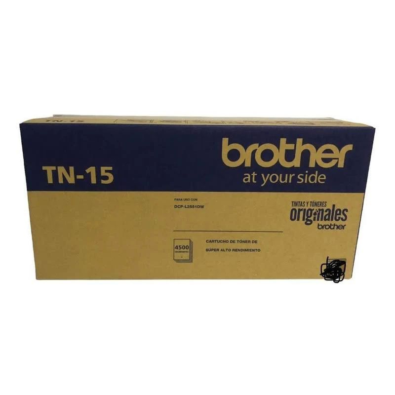Toner Brother Tn15 Negro 4,500 Paginas