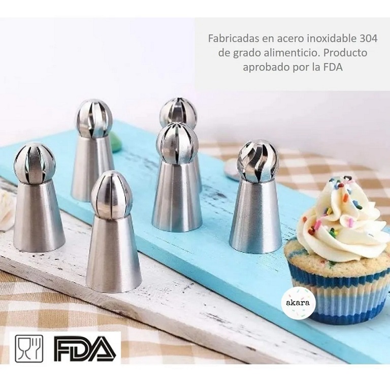 Kit De Duyas Rusas Esfera Globo Para Decoración De Pasteles