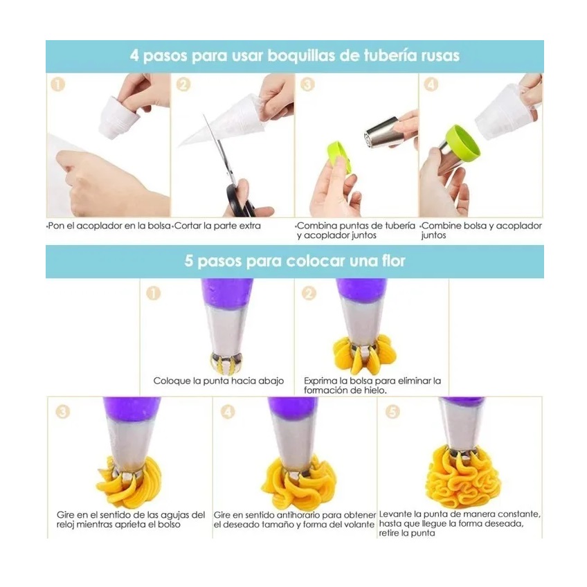 Kit De Duyas Rusas Esfera Globo Para Decoración De Pasteles