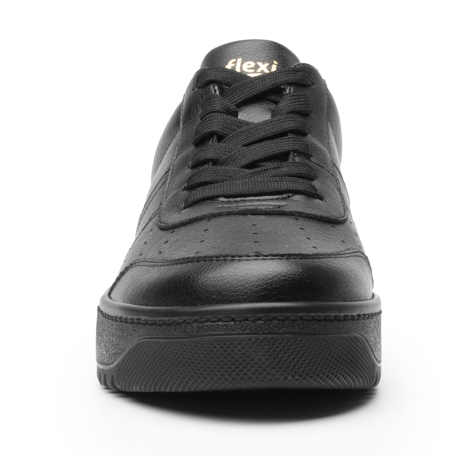 TENIS URBANOS  SUELA GRUESA FLEXI DE DAMA 103504 NEGRO ORIGINAL CASUALES