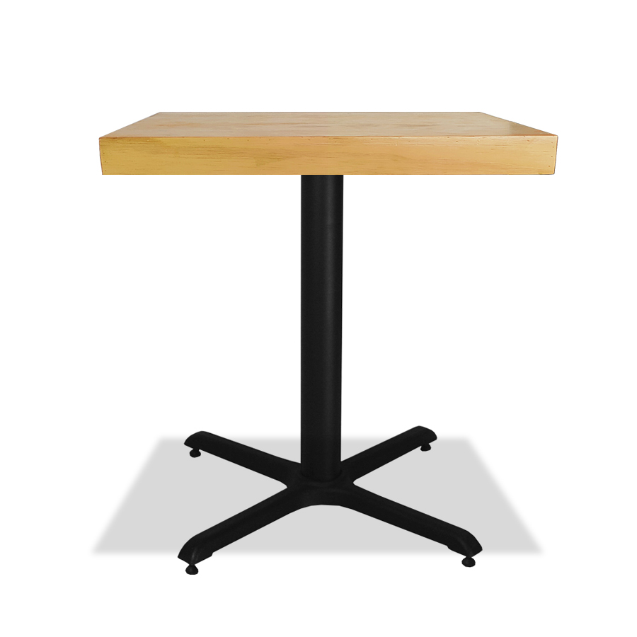 Base para mesa de restaurante, bar, cafetería metálica Modelo baja 2 Acero Negro(No incluye cubierta)