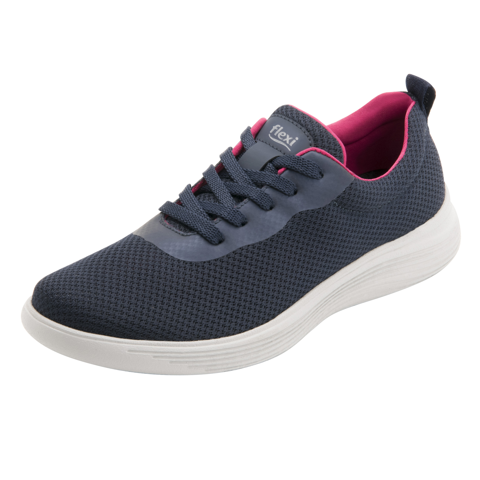 TENIS URBANOS DE DAMA FLEXI SUELA LIVIANA 104906 AZUL COMODO