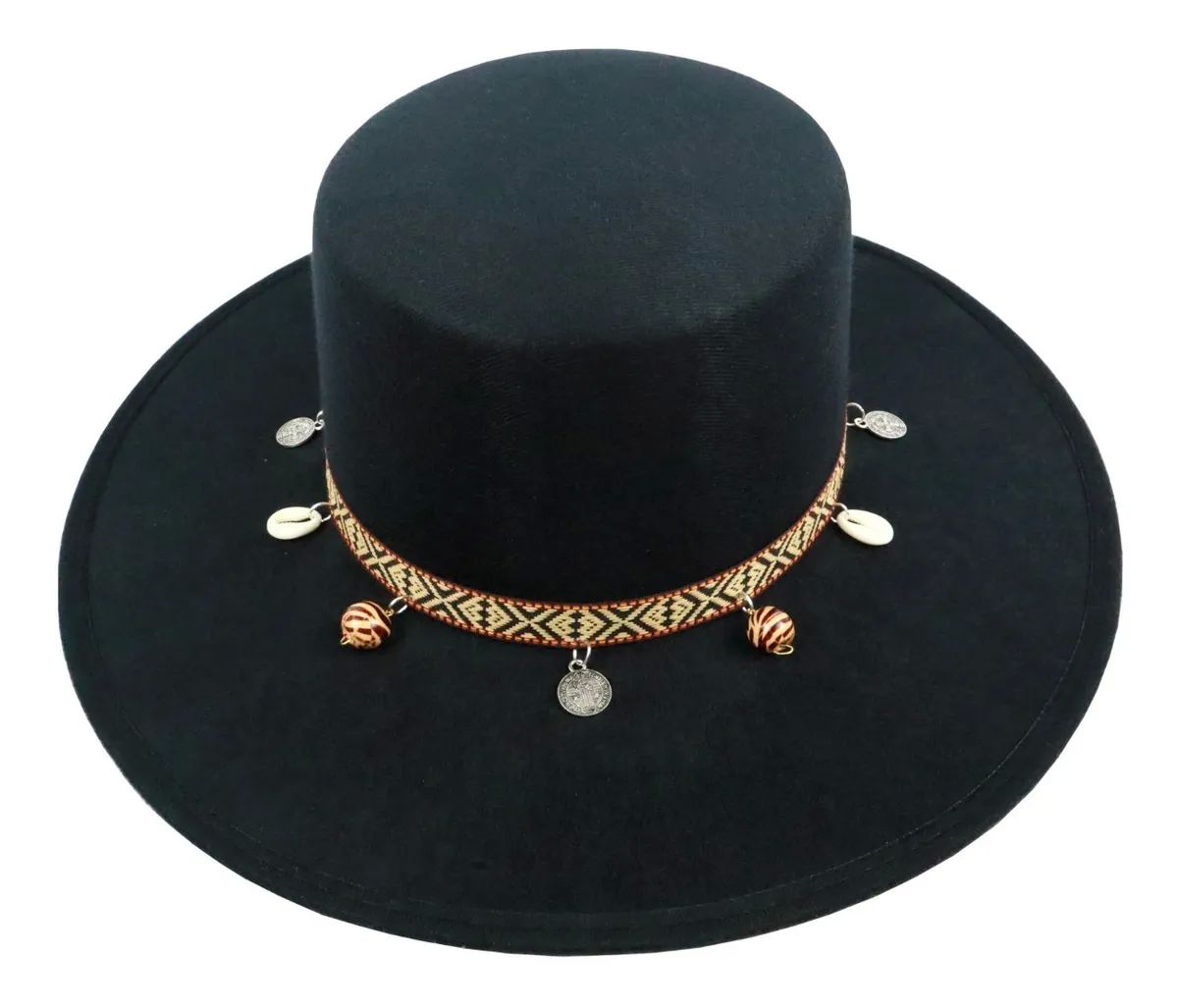 Sombrero Unisex Cordobés Dubetina Vintage Hípster  Tipo Español Negro 27