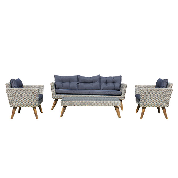 Sala de Rattan para Exteriores Vita Triple