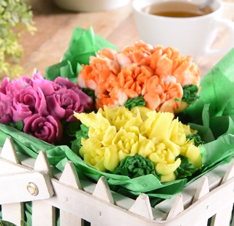 Juego 7 Duyas Rusas Jumbo con Cople Tricolor y 10 Mangas Pasteleras 