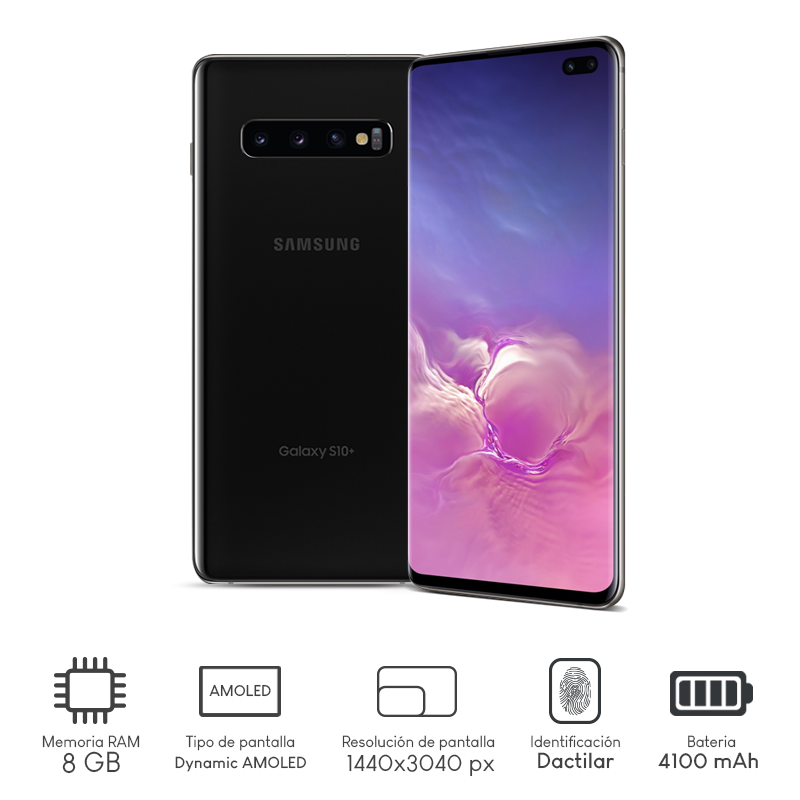 Celular Samsung Galaxy S10+ PRISM 128GB+8GB RAM + Audifonos