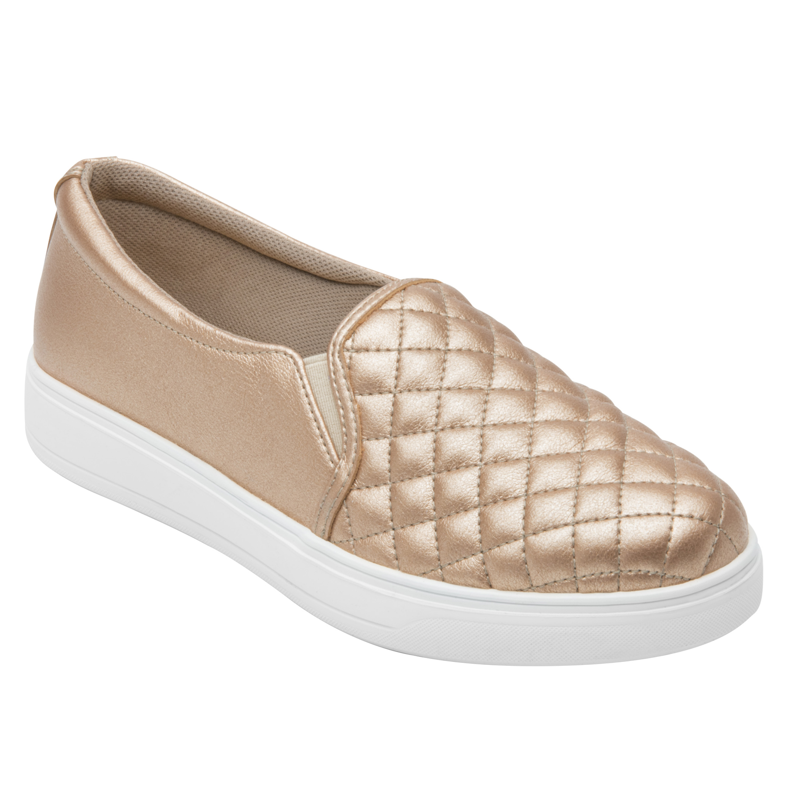 TENIS MODERNO PARA DAMA URBANO FLEXI 107705 ORO ORIGINALES