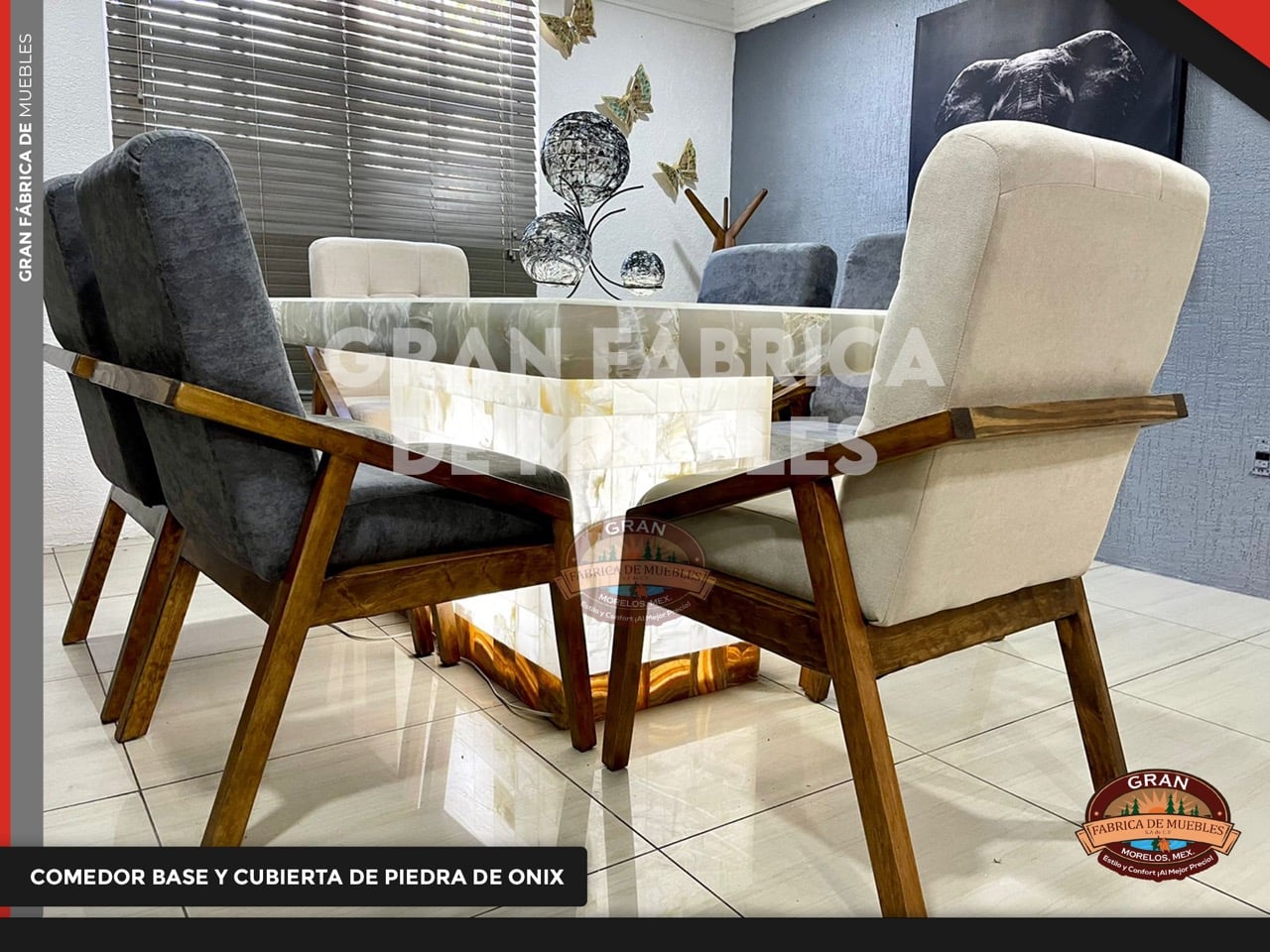 Comedor 6 Plazas B/C Onix 