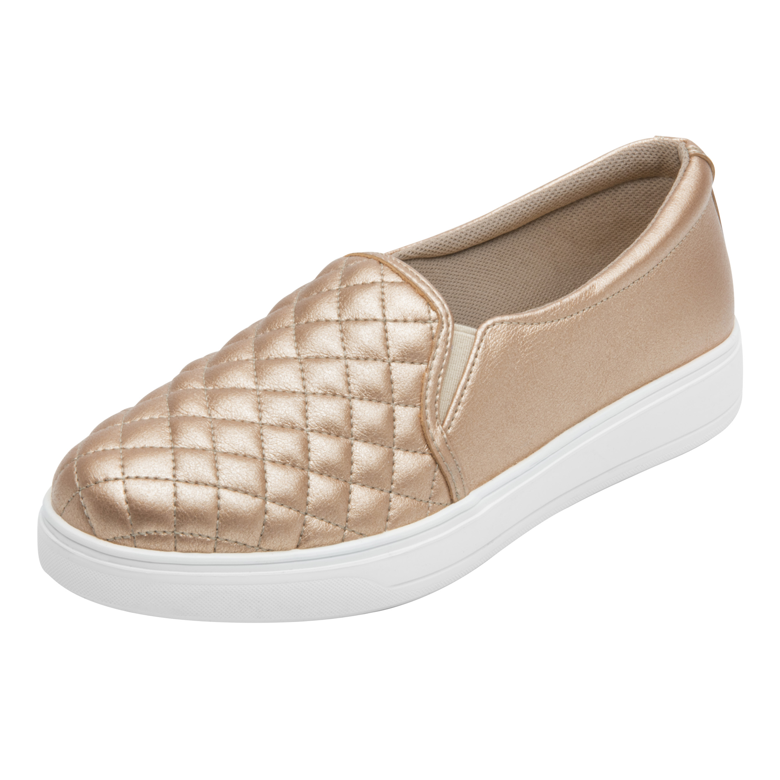 TENIS MODERNO PARA DAMA URBANO FLEXI 107705 ORO ORIGINALES