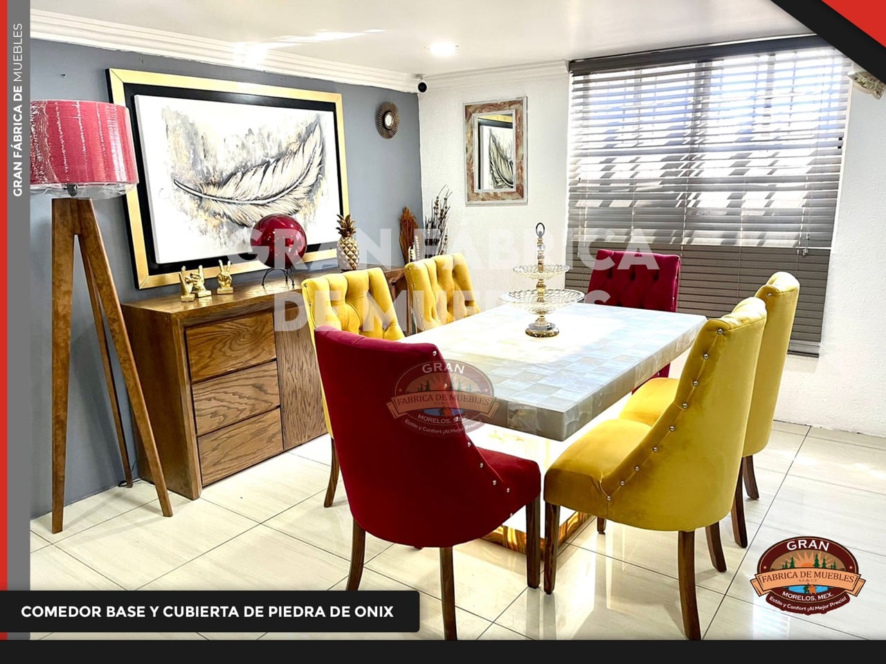 Comedor 6 Plazas B/C Onix 