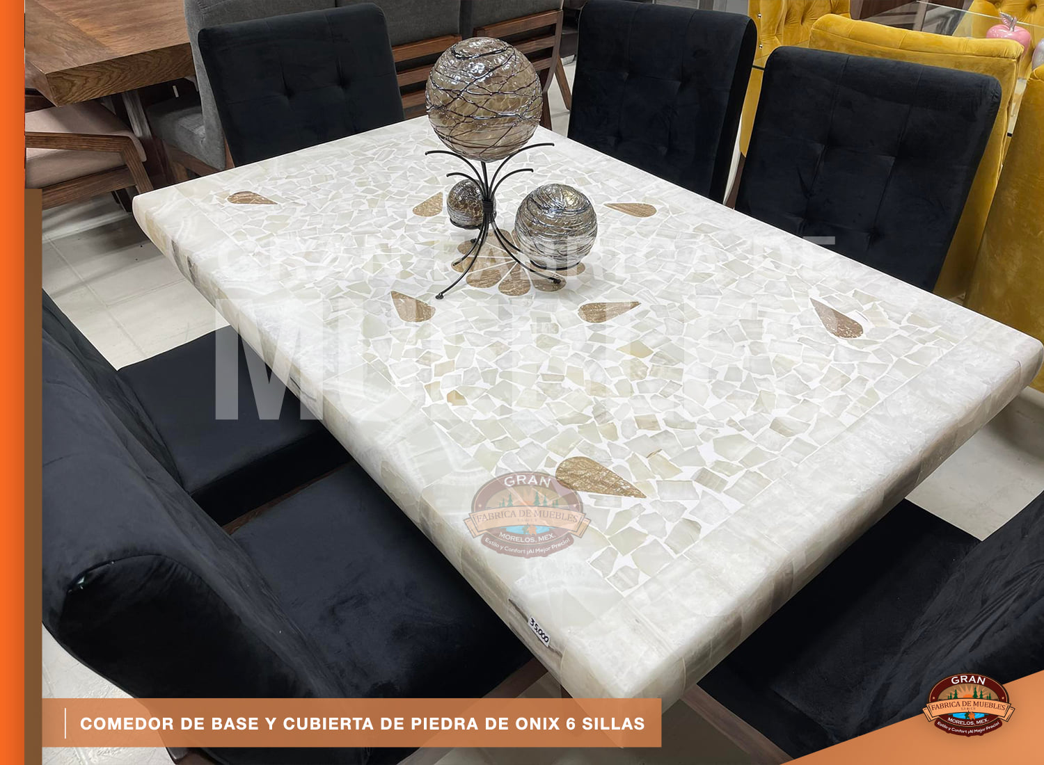 Comedor 6 Plazas B/C Onix 
