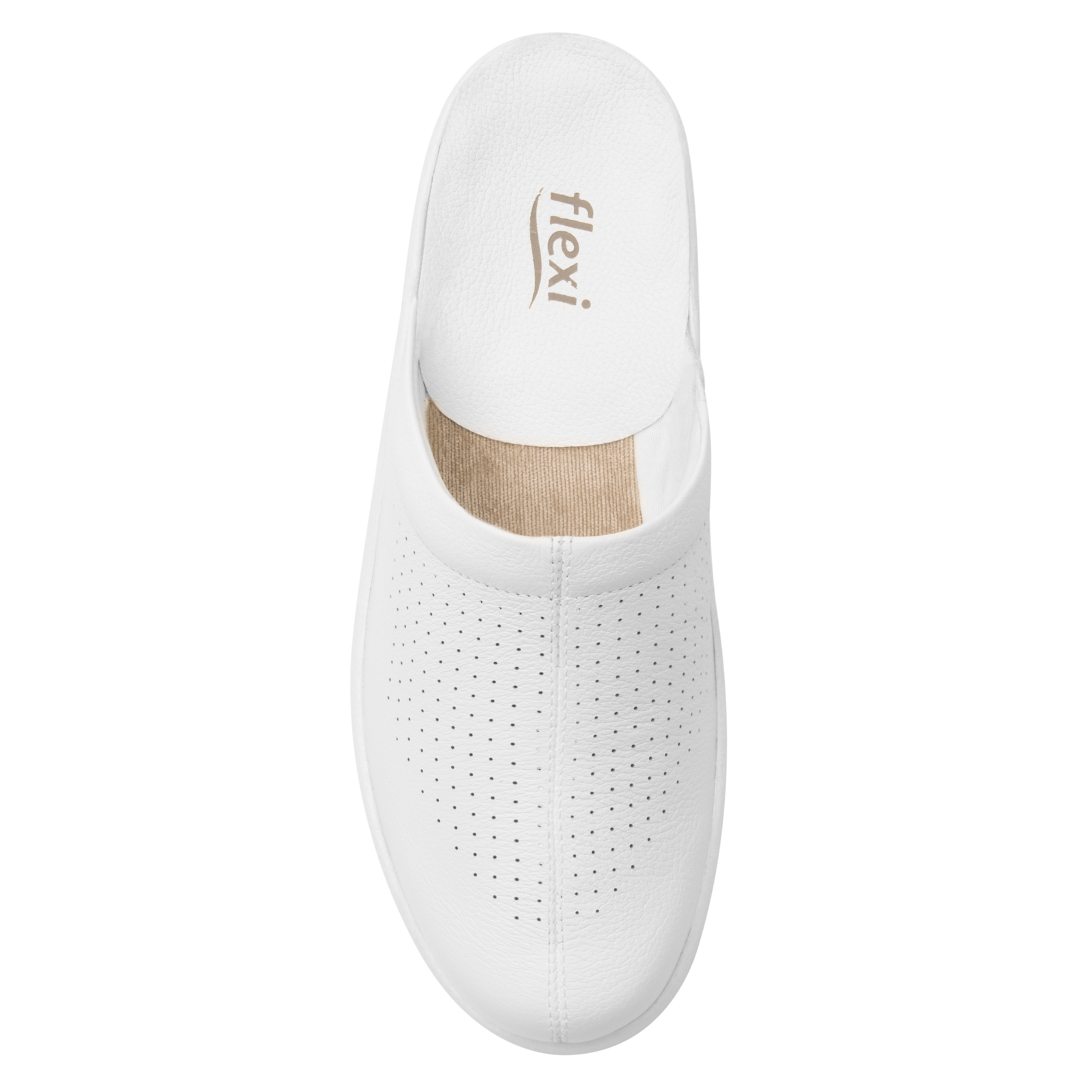 ZAPATOS FLEXI TIPO MULE MUJER 108603 BLANCO CÓMODOS ORIGINAL