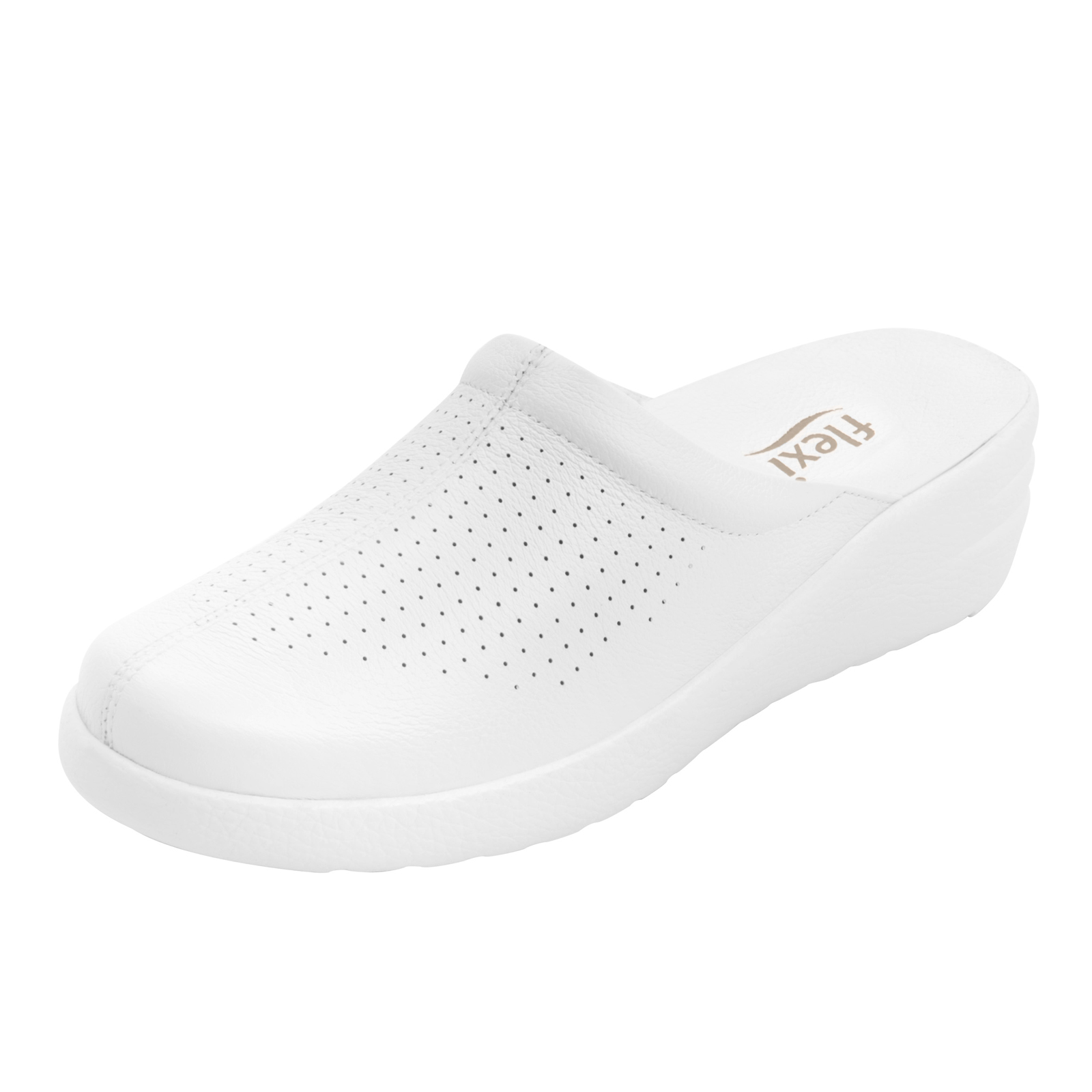 ZAPATOS FLEXI TIPO MULE MUJER 108603 BLANCO CÓMODOS ORIGINAL