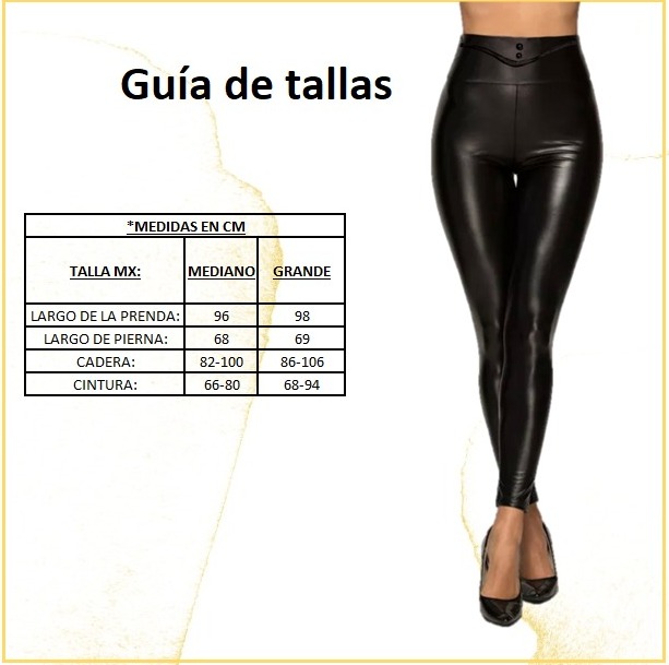 Leggins Cuero Gruesos Afelpados Malla Vinipiel Leggin Mallon de Mujer