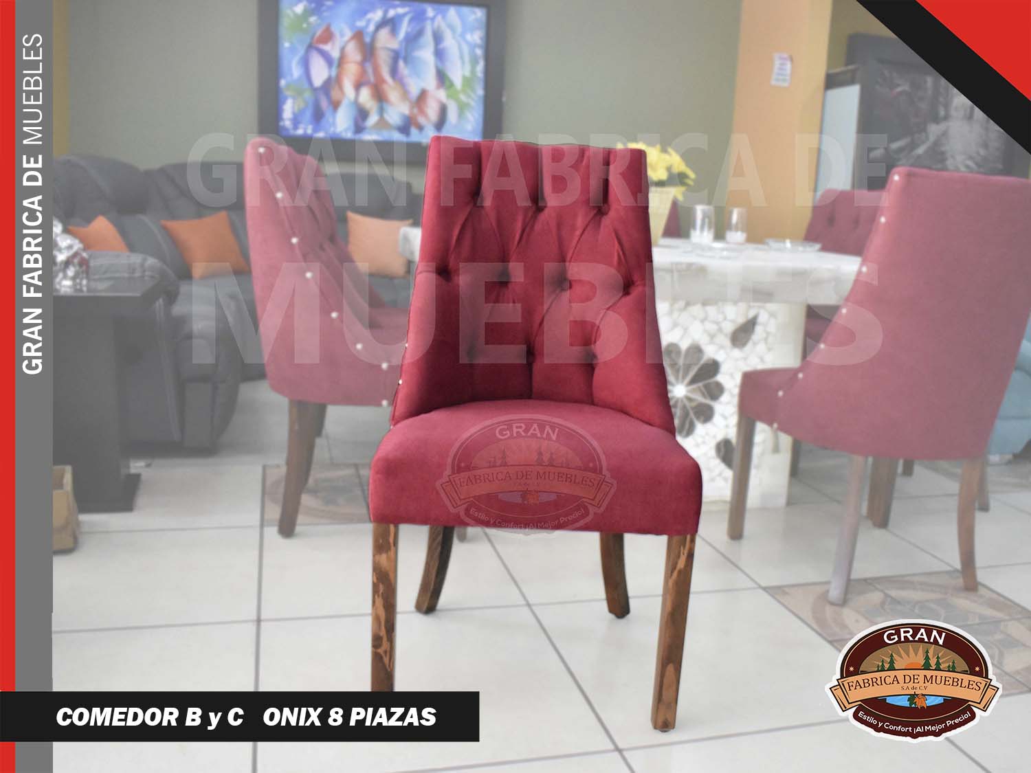 Comedor ByC Onix 8 Plazas