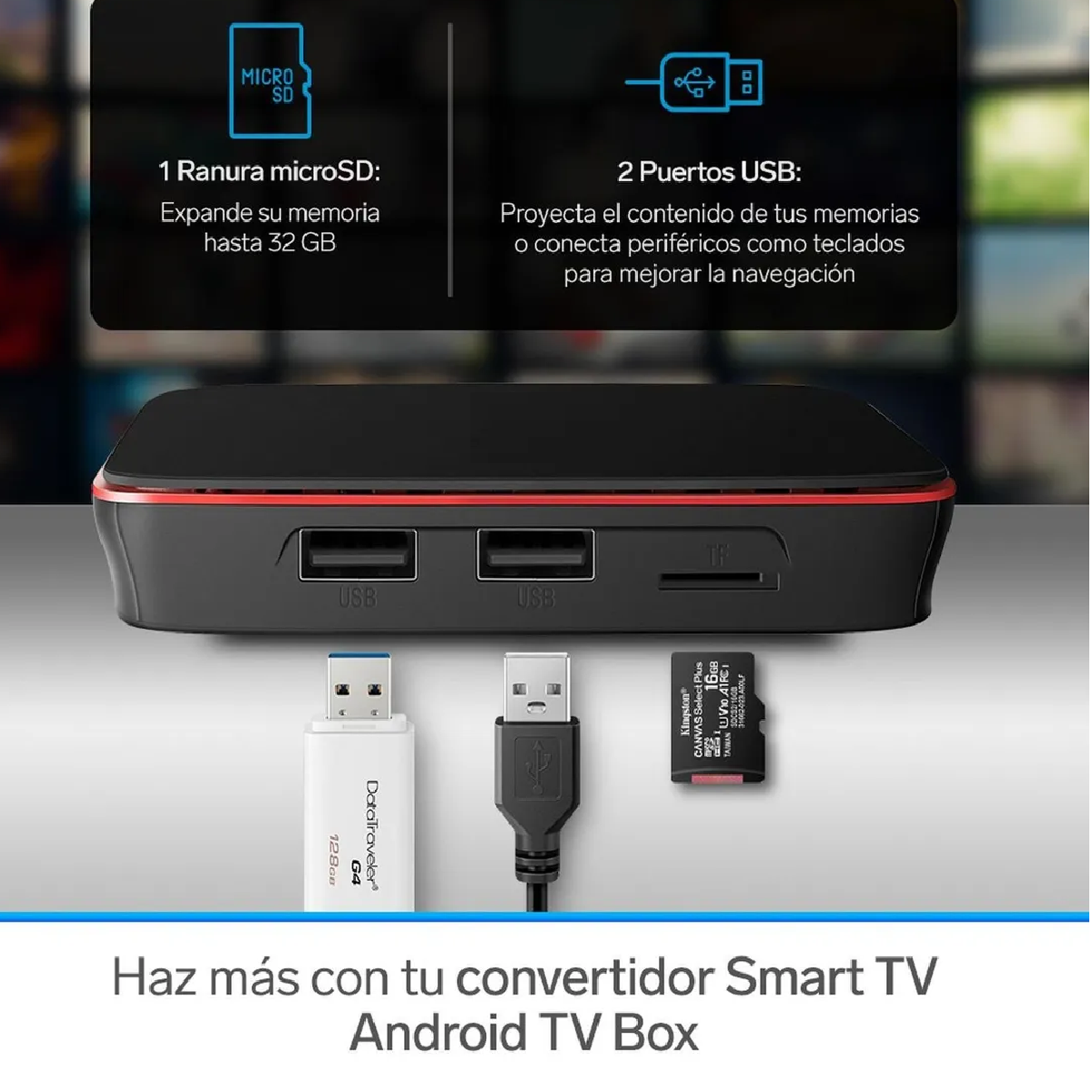 Convertidor Smart Tv Android Tv Box