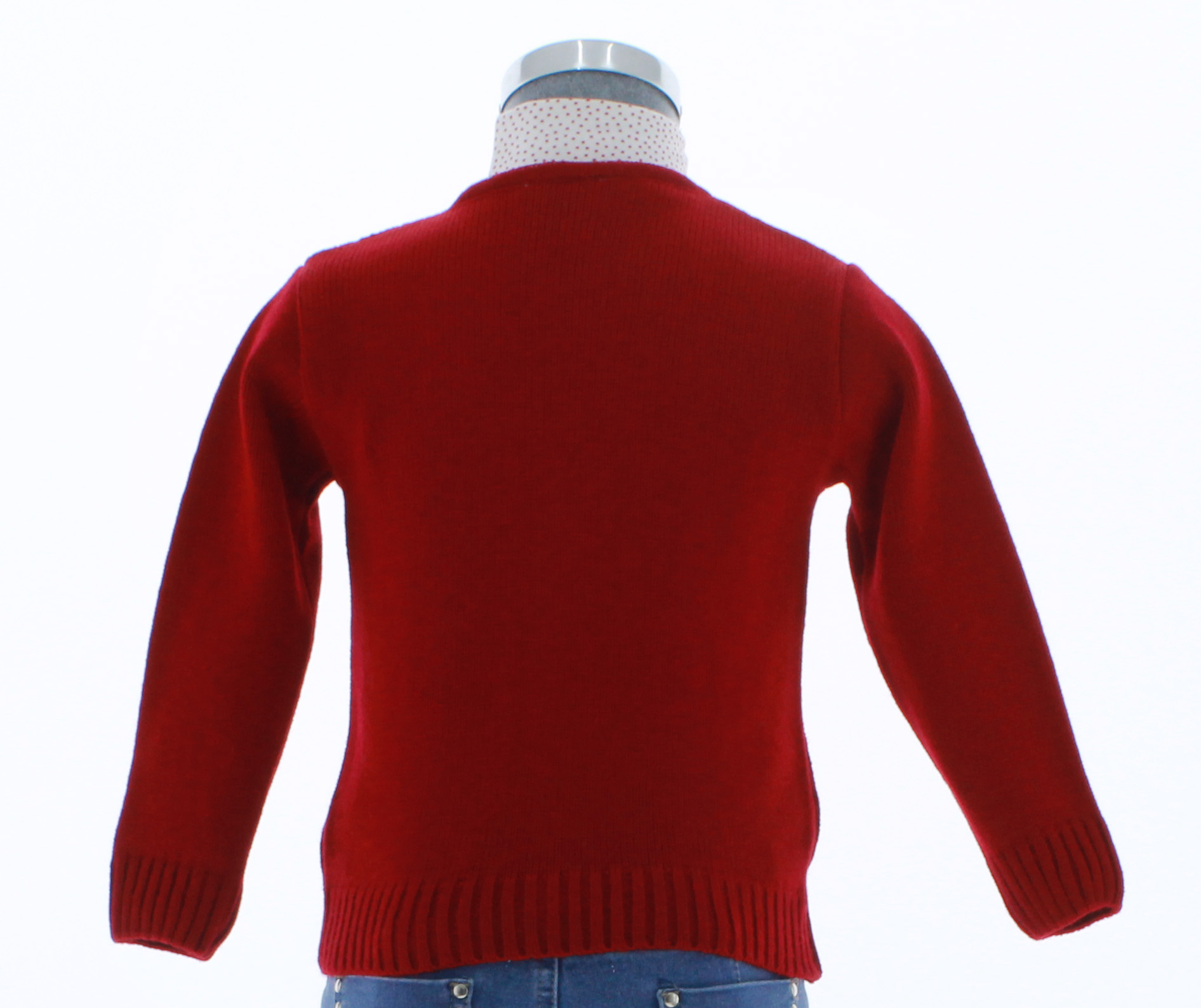 Sueter Niña Tejido Rojo 3101 1 a 16 Años.