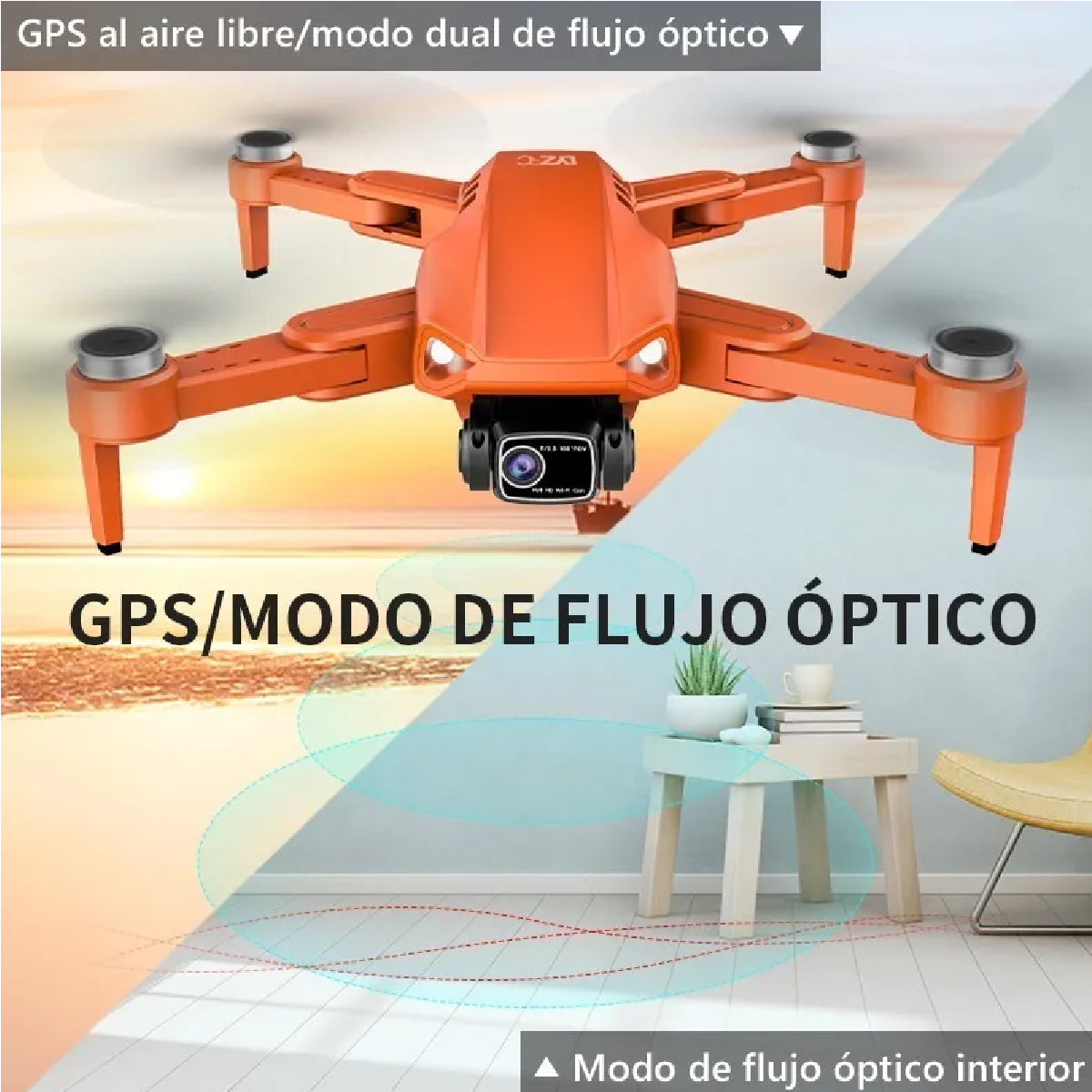 Mini Drone Con Cámara 4k Y Gps Profesional