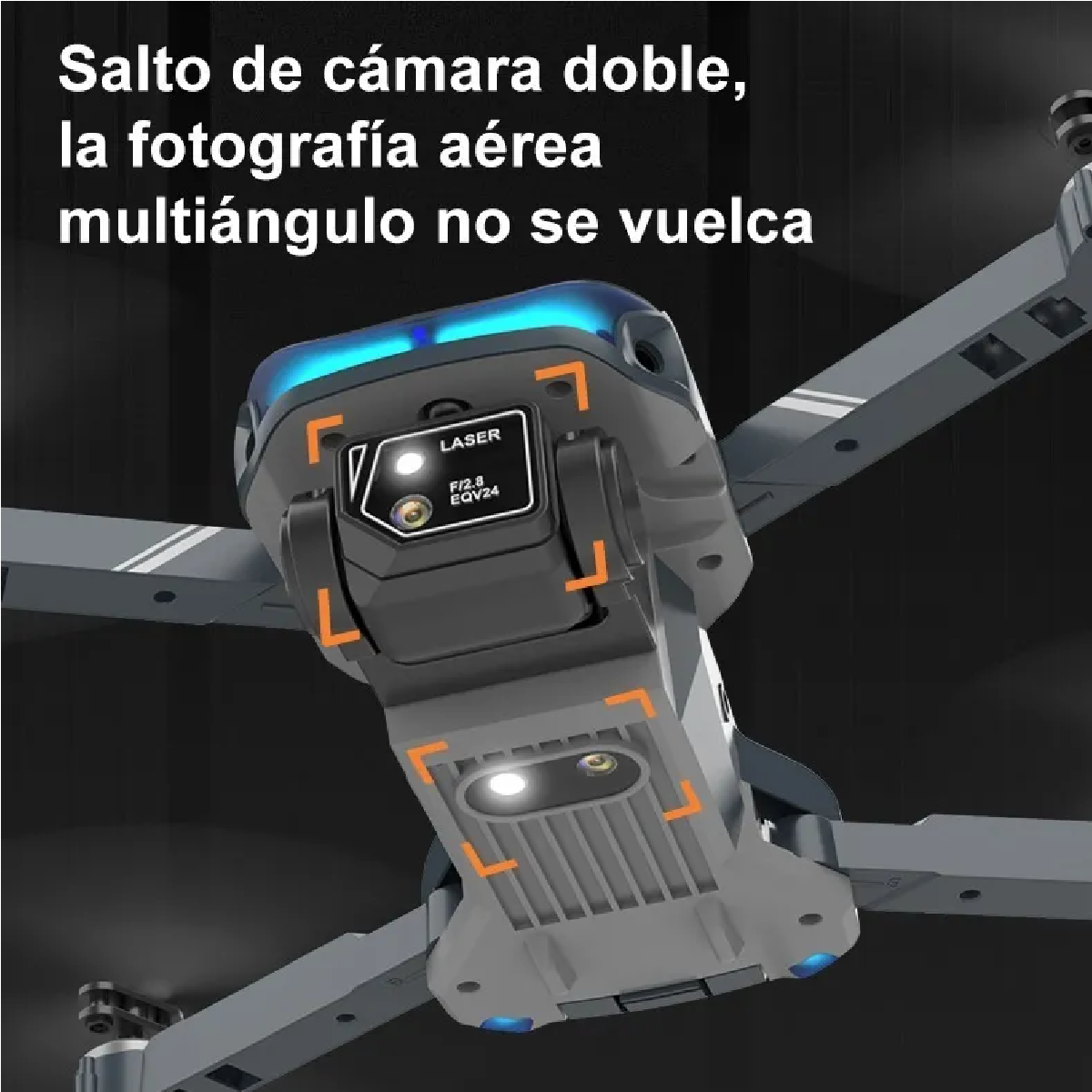 Dron Cuadricóptero A Control Remoto C/cámara 4k Hd