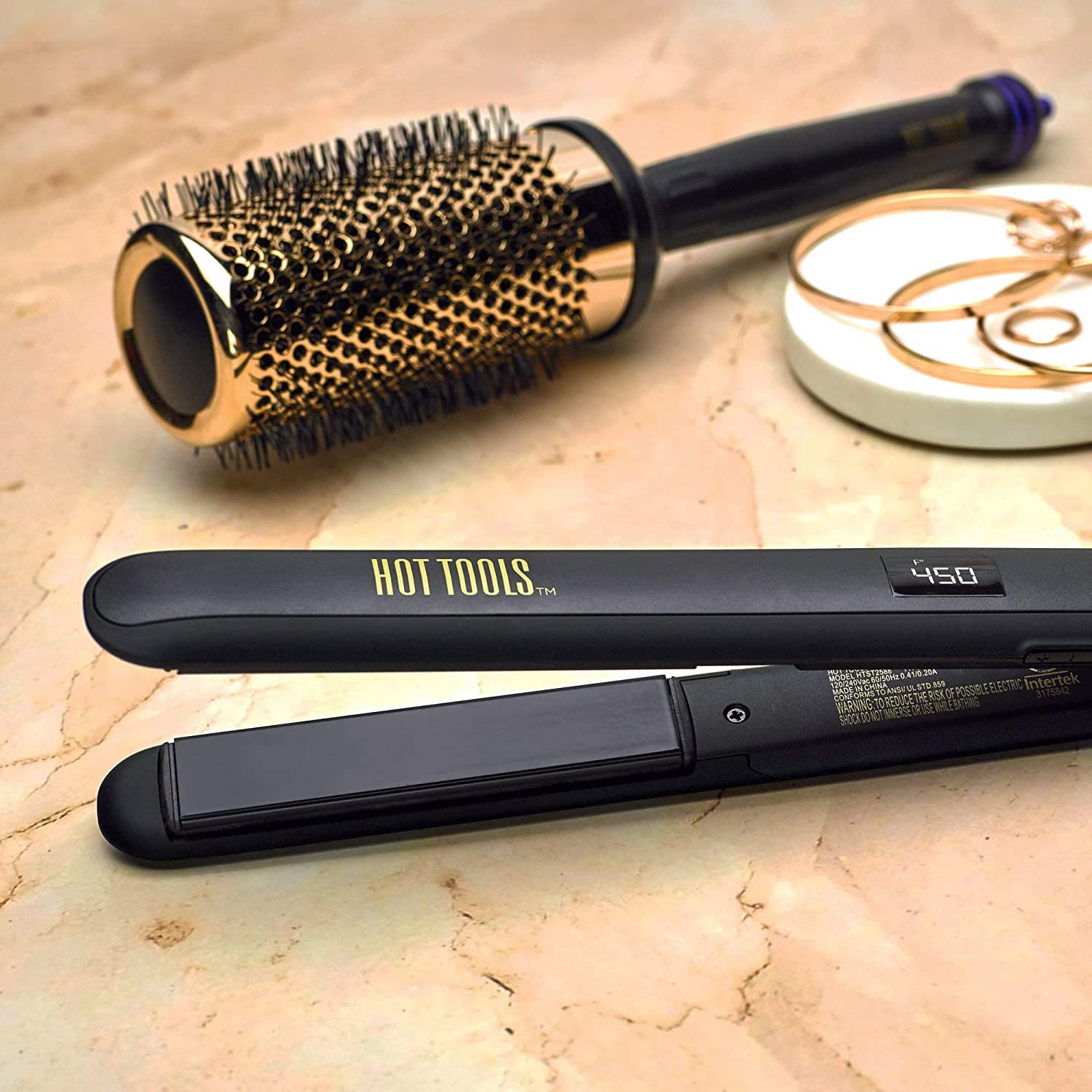 Plancha De Cerámica Con Turmalina Hot Tools HTST2588N1 - Negro