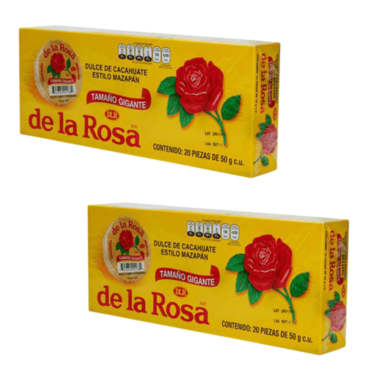 2 Pack Mazapan Gigante 20 Piezas