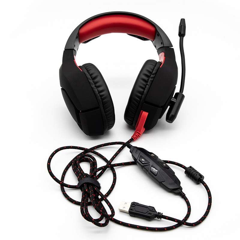 Audifonos Gamer-Yeyian Wicked-Alambrico Negro USB