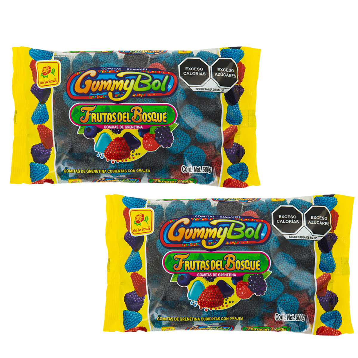 2 Pack - Gomitas Frutas bosque 76 Piezas