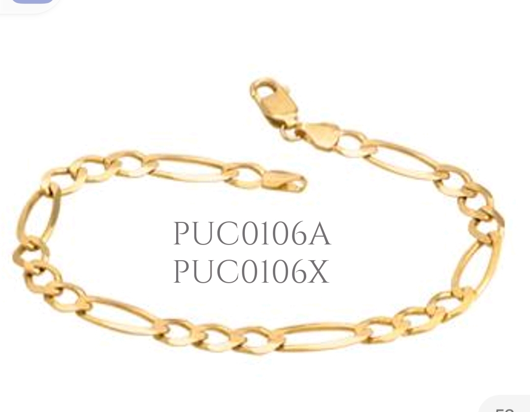 Pulsera Caballero tipo Cartier 10 K
