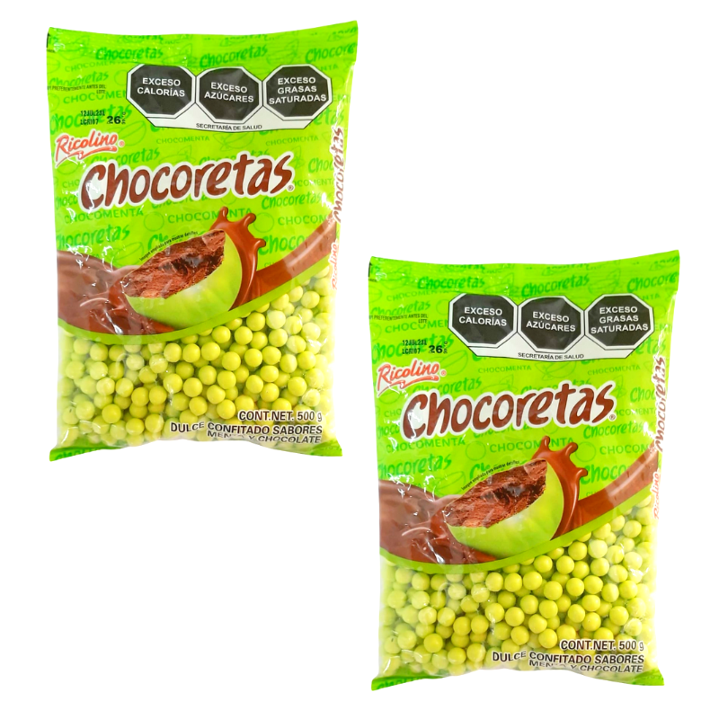2 Pack - Chocolate Chocoreta Ricolino 500 gramos