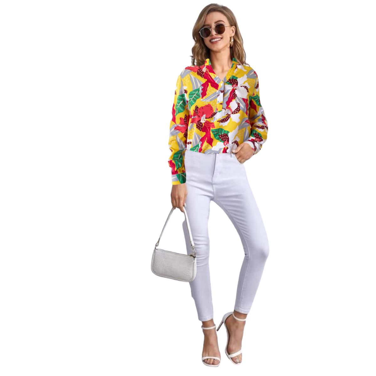 Camisas Mujer Blusa Elegante O Casual Dama Manga Larga Trend