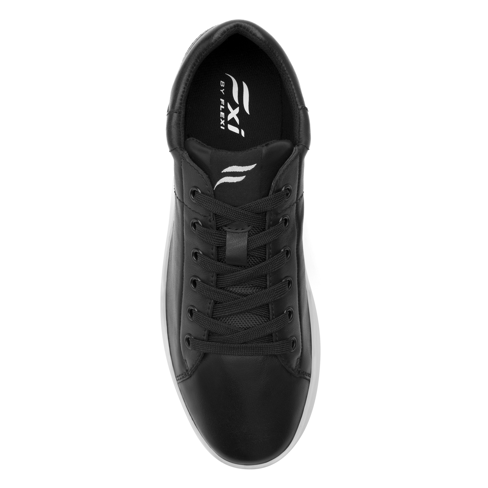Tenis Clásicos Hombre De Piel Urbanos Flexi 412402 Black
