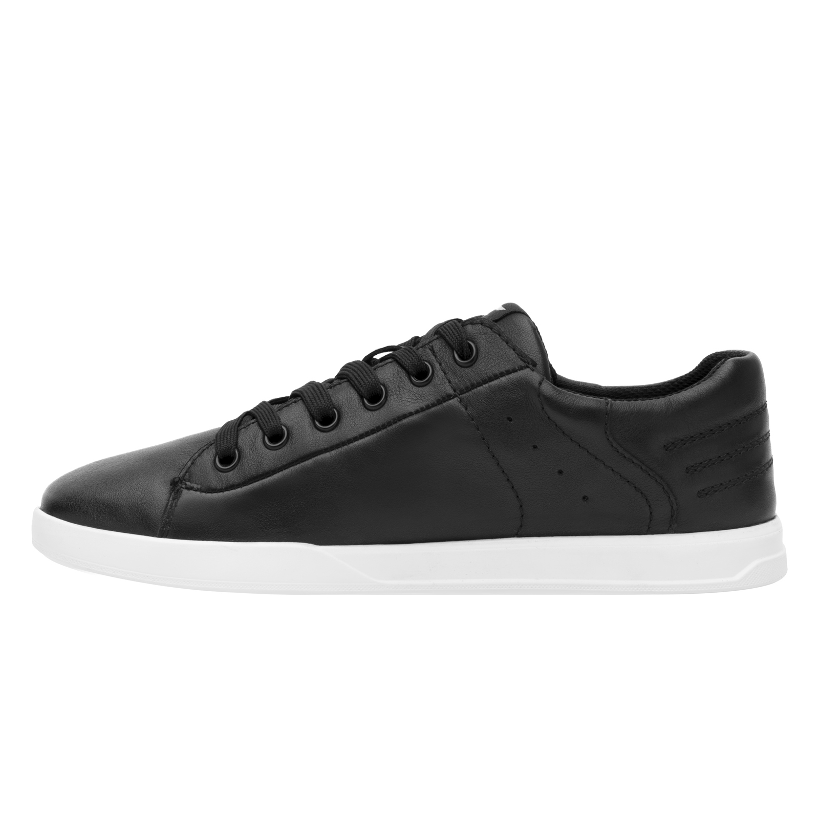Tenis Clásicos Hombre De Piel Urbanos Flexi 412402 Black