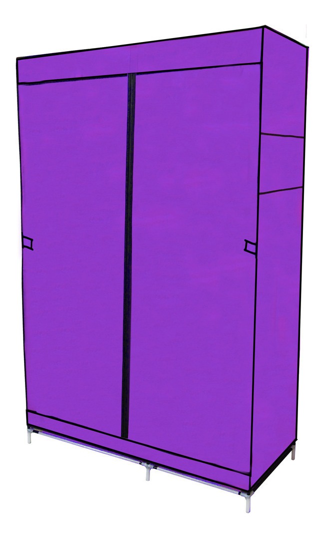 Closet Zapatera Organizador Compartimientos Morada Metal