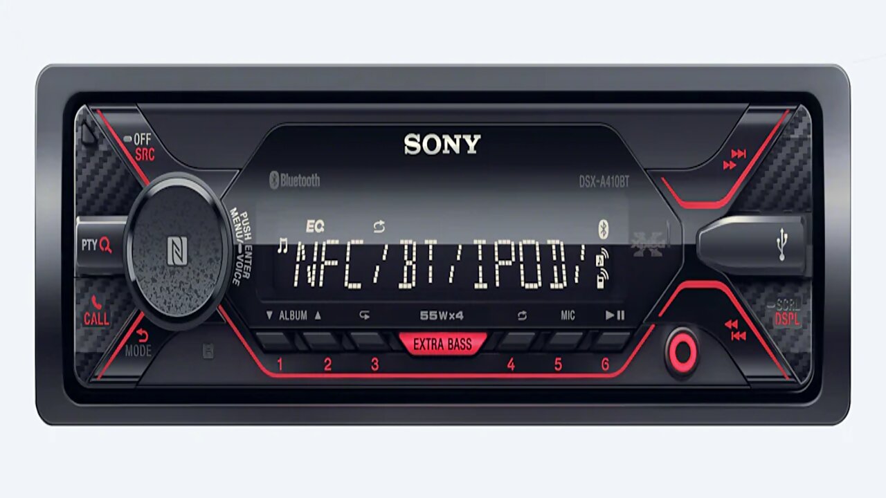 Radio para auto multimedia con USB, DSX-A110U