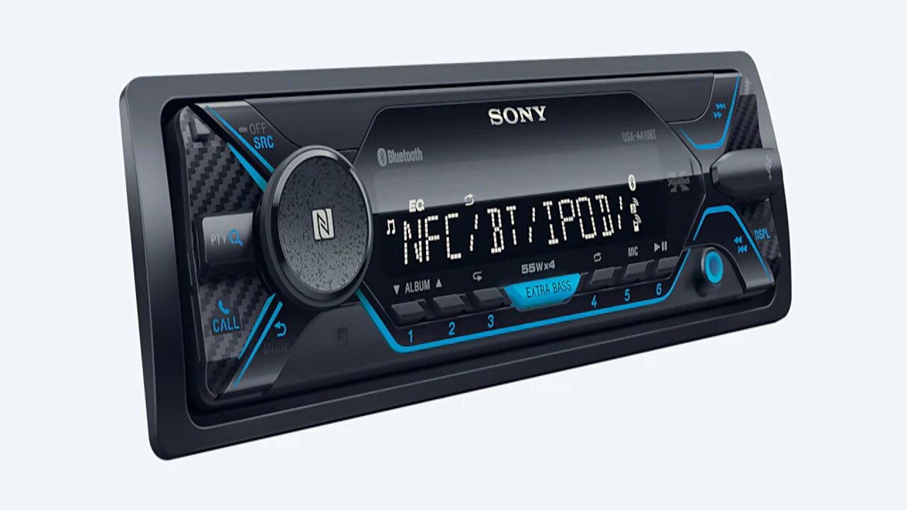Autoestéreo para auto Sony DSX A410BT con USB y bluetooth