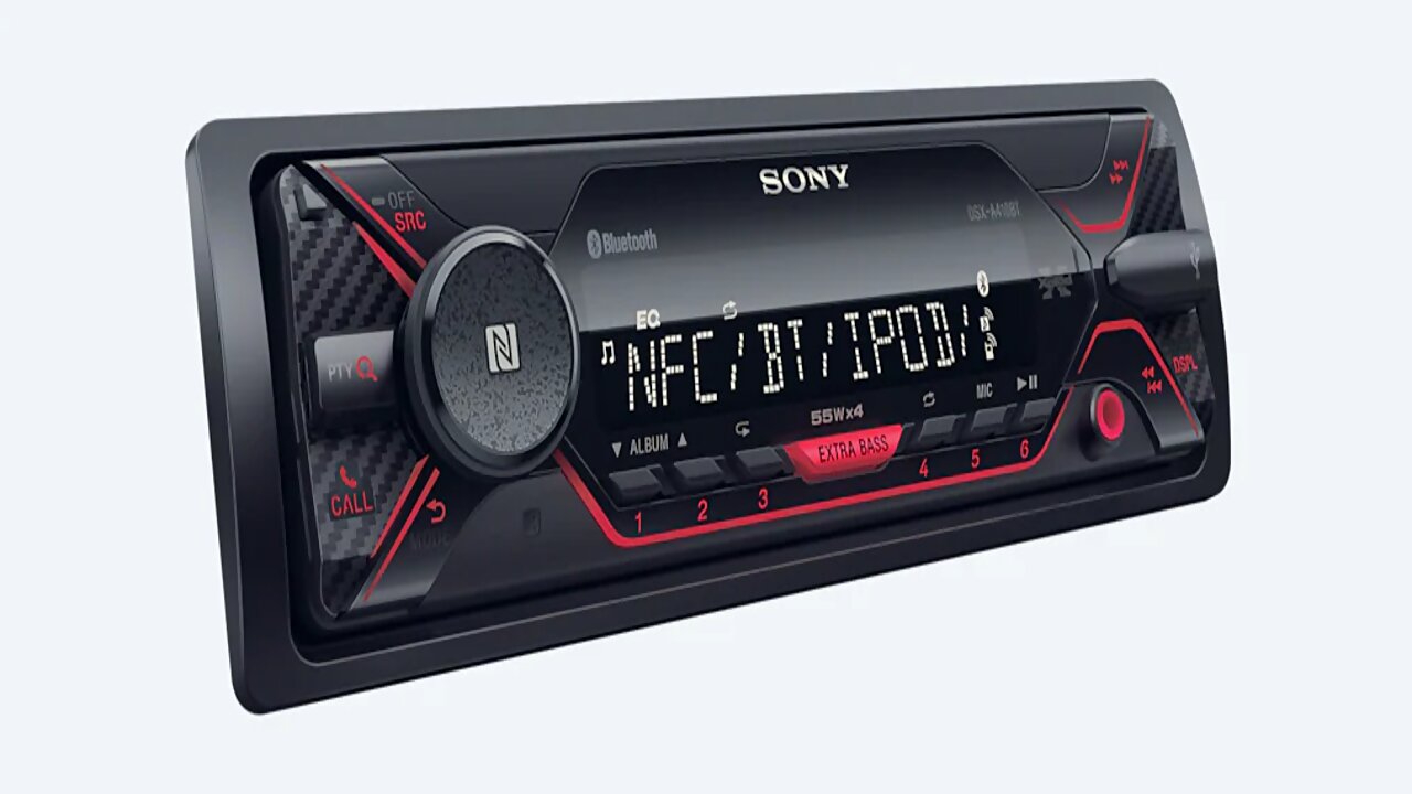 Autoestéreo para auto Sony DSX A410BT con USB y bluetooth