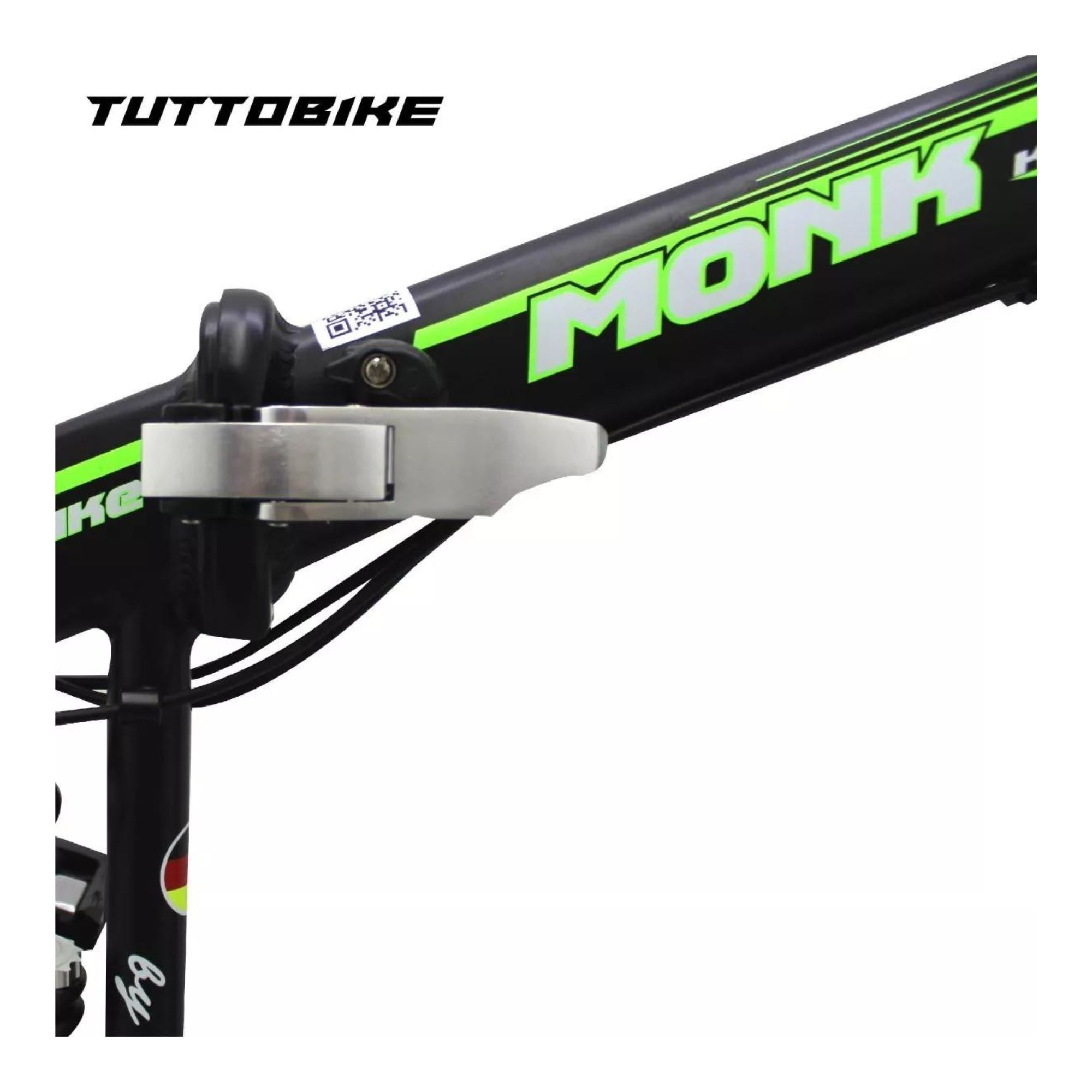 Bicicleta Klamp Monk Plegable De Doble Suspensión Rodada 26 Verde