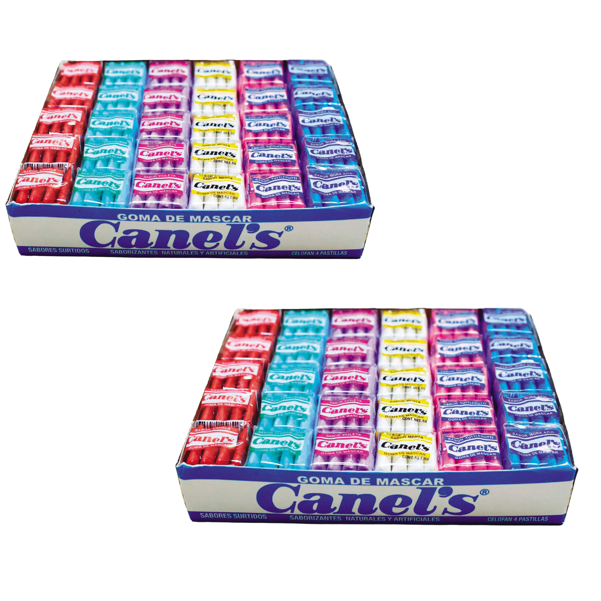 2 Pack - Chicle Canels 4s Original 60 Piezas
